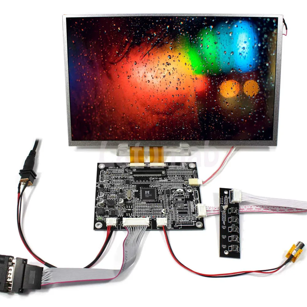 Latumab 10 4 дюйма 800X600 ЖК-экран A104SN03 V1 с HDMI + VGA AV ЖК-плата контроллера | Компьютеры и