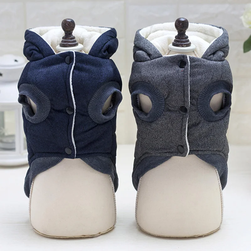 

Dogs Clothes Autumn Winter Plus Fleece Warm Pets Coat Chihuahua Dog Hoodie Puppy Products Accessories Suit For Yorkshire Terrier