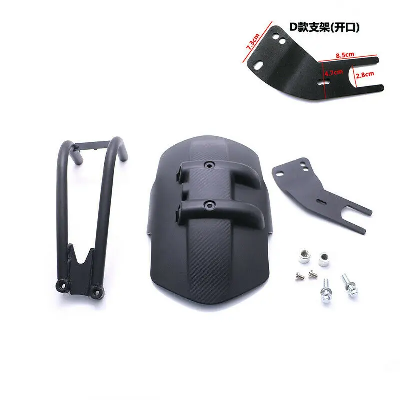 

Universal Motorcycle Black Splash Mudguard Rear Wheel Fender Dirt Bike Off-road