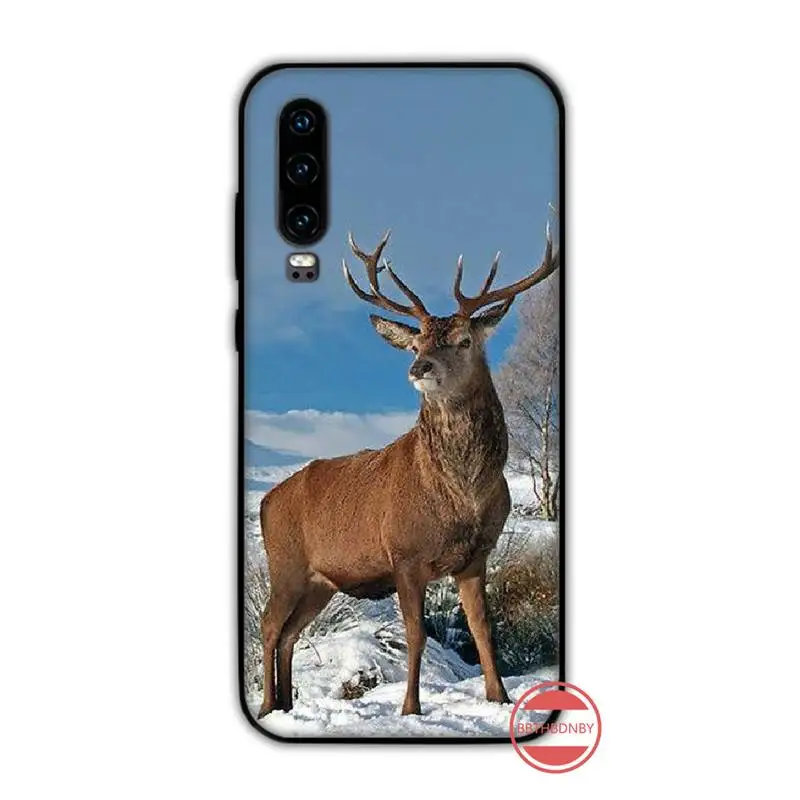 Мягкий чехол с оленем для телефона Huawei Y5 Y6 II Y7 Y9 PRIME 2018 2019 NOVA3E P20 PRO P10 Honor