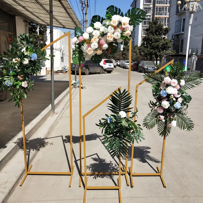 Свадебная АРКА полка из кованого железа квадратная Алмазная Геометрическая