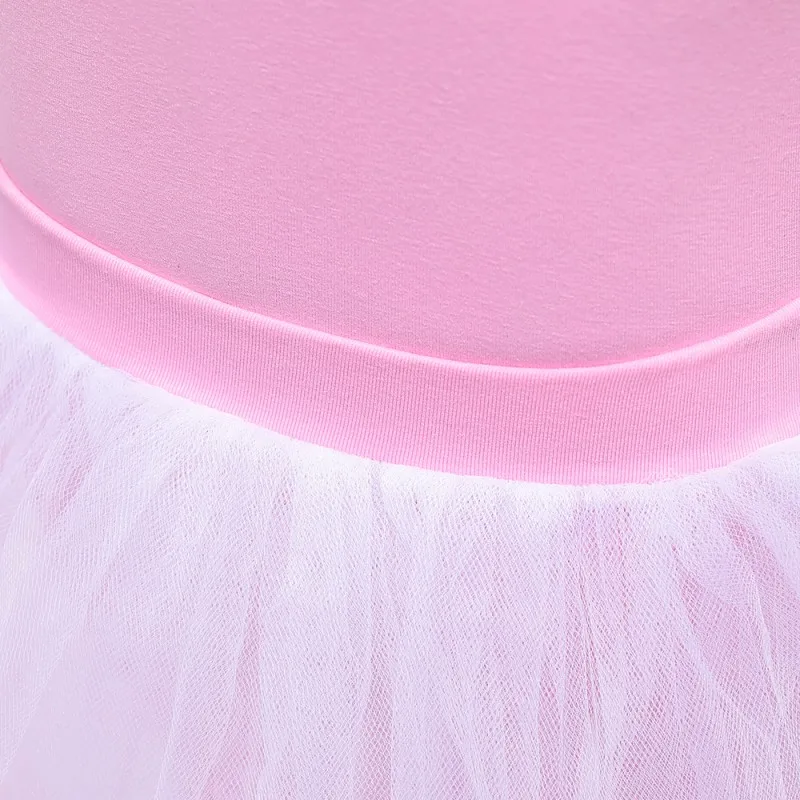 

Girls Cotton Bowknot Long-sleeve Ballet Dance skirt velvet cotton patchwork Lace hem Dress striking Tutu dancewear