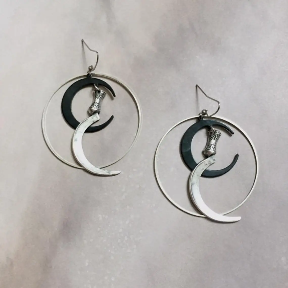 

The Grim Reaper Dangle Earrings Halloween Witchy Earring Gift