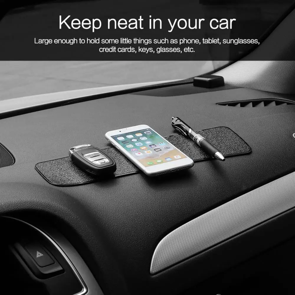 

85% Hot Sales!!! Super Long Car Dashboard Anti-slip Mat Non-slip Pad Faux Leather Phone Holder Vehicle Accessories