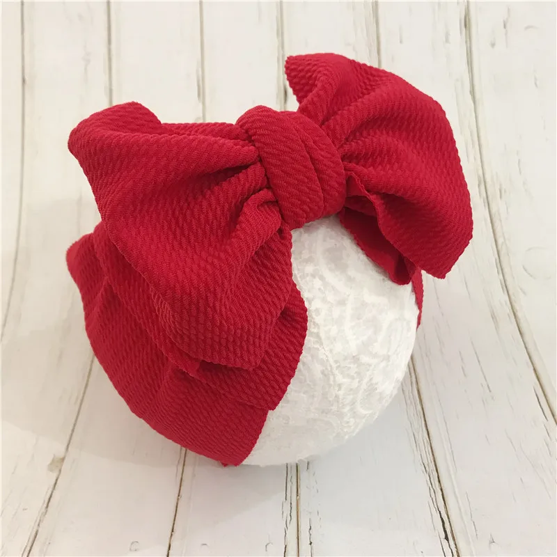 1 Uds. Diadema de lazo grande para ni&ntilde;a, diadema nudo superior ajustable, diademas para reci&eacute;n nacido-1