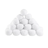 50pcs snowball fight inside christmas snowball 7cm simulation kids outdoor indoor fake snow balls christmas gifts family fun