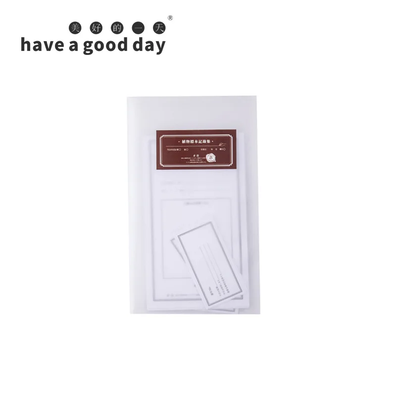 

20sets/lot Memo Pads Sticky Notes Herbarium record set Paper diary Scrapbooking Stickers Office School stationery Notepad