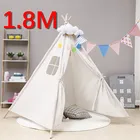 1,8 м портативные детские палатки Tipi, детский игровой дом, хлопковая ткань, индийский игровой тент, вигвам, детский вигвам, украшение для комнаты