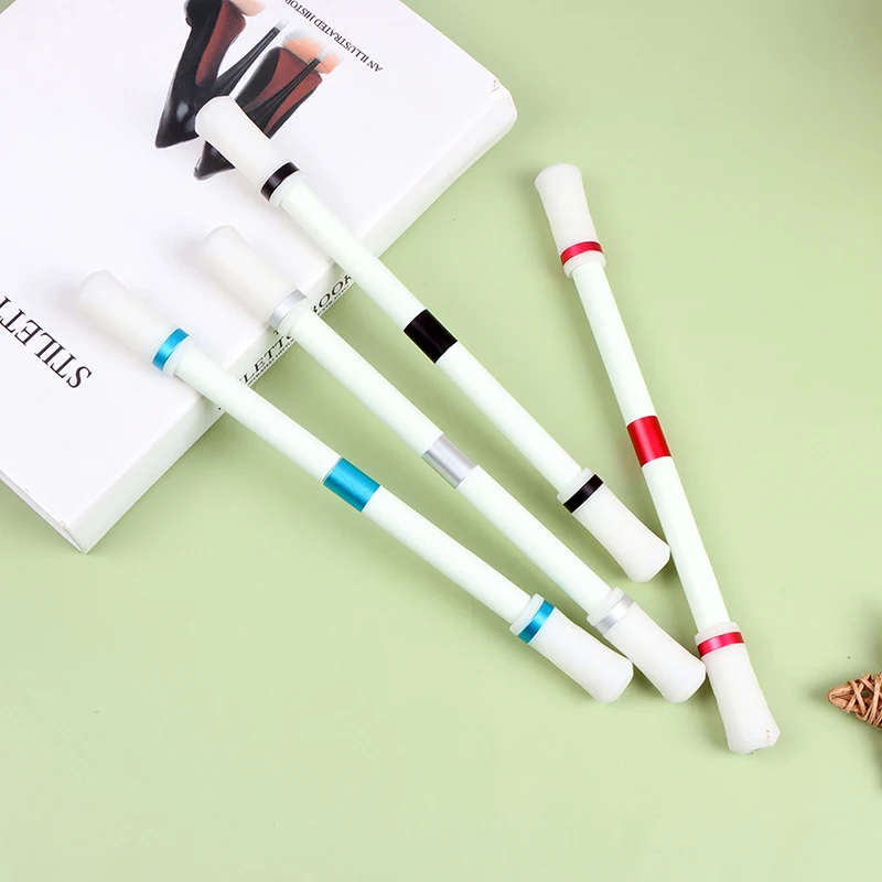 

Забавная Вращающаяся ручка, вращающаяся игровая ручка для детей, учеников, игрушка для письма, ручки, шариковая ручка, милые канцелярские пр...