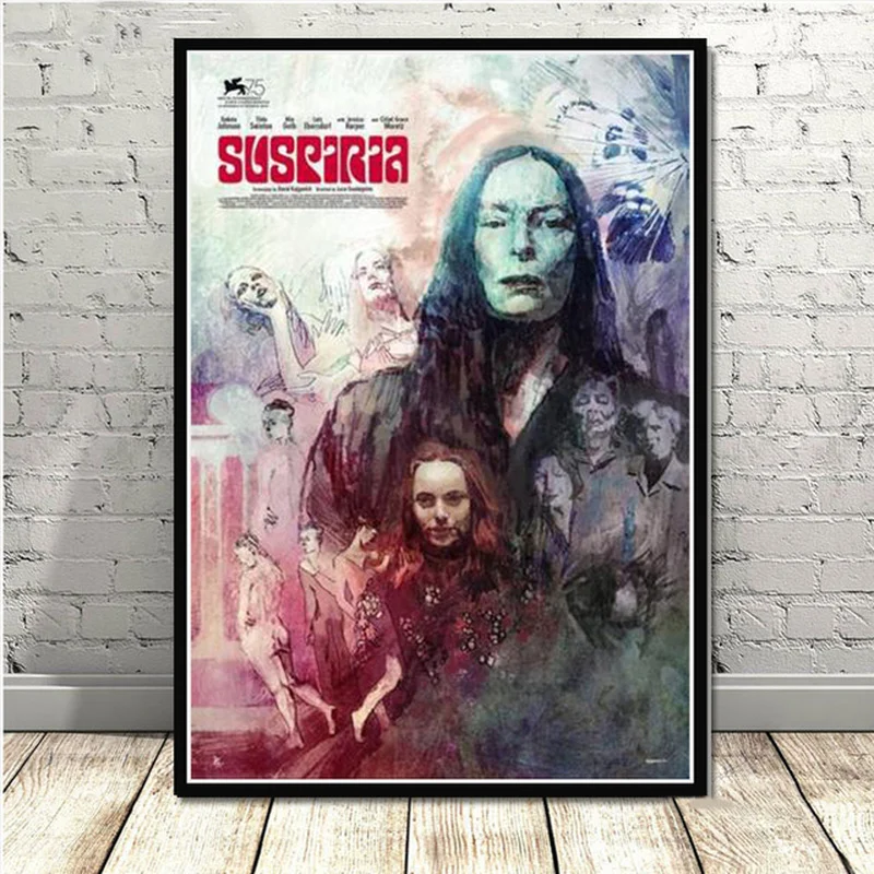 Сюспирия классические постеры и печати хоррор-фильма на холсте - современные картины на стену в стиле винтаж для домашнего украшения.