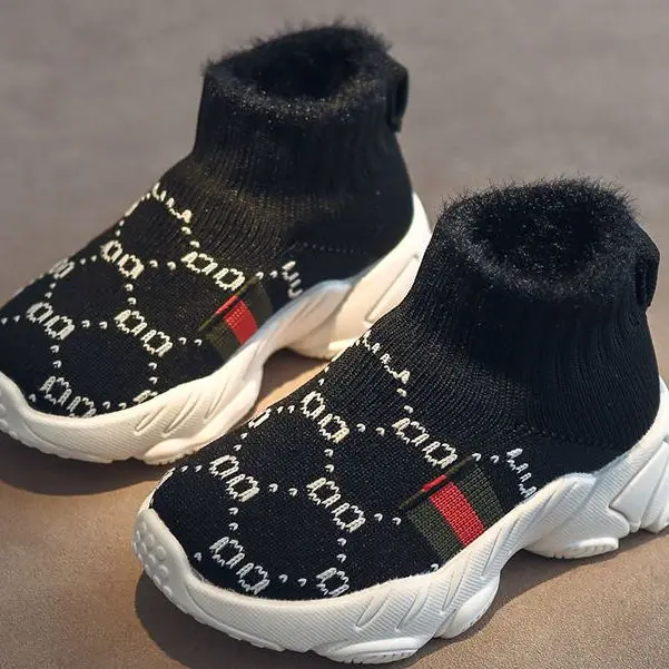 

Spring and Autumn Baby Shoes Male 2-6-year-old Female Children Knitting Socks Shoes Breathable Mesh Surface Sports Casual Shoes