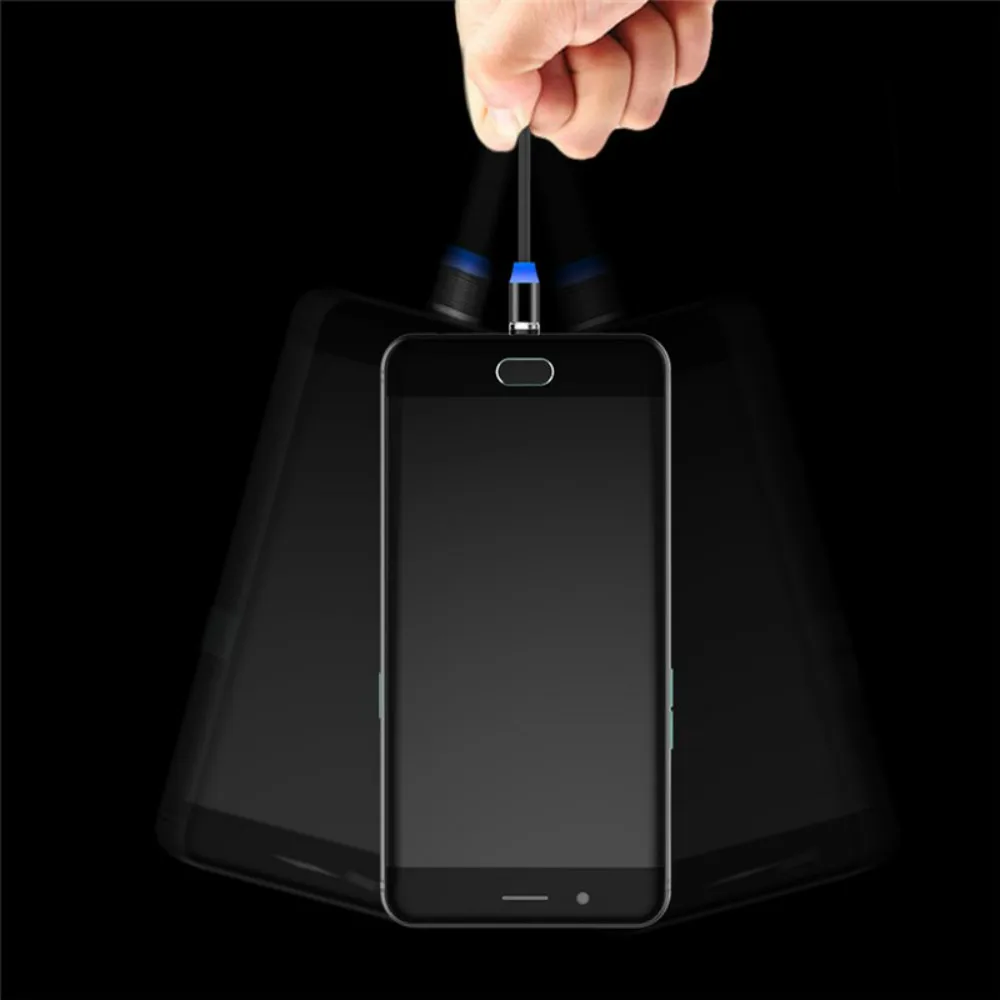 Usb-кабель для зарядки samsung galaxy A10 A50 A6 J7 J3 Honor 8X 7A Oppo A7 F7 R11 Android 360 градусов Круглый Магнитный шнур зарядного устройства