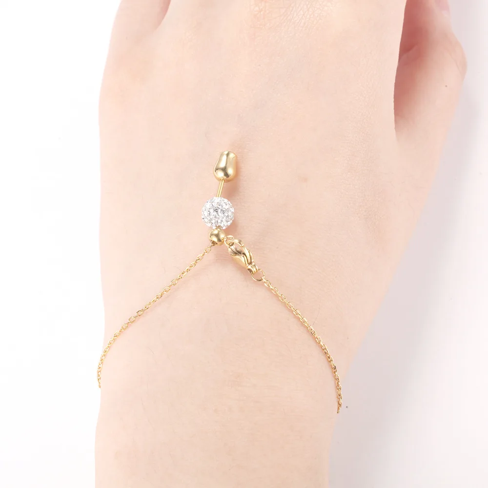 RainSo модные браслеты для женщин роскошный регулируемый браслет из нержавеющей