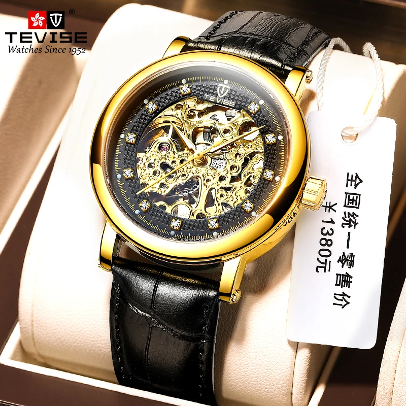 

TEVISE Waterproof Business Watch Luminous Men's Watch Full Mechanical Men's Watch Mechanical Watch