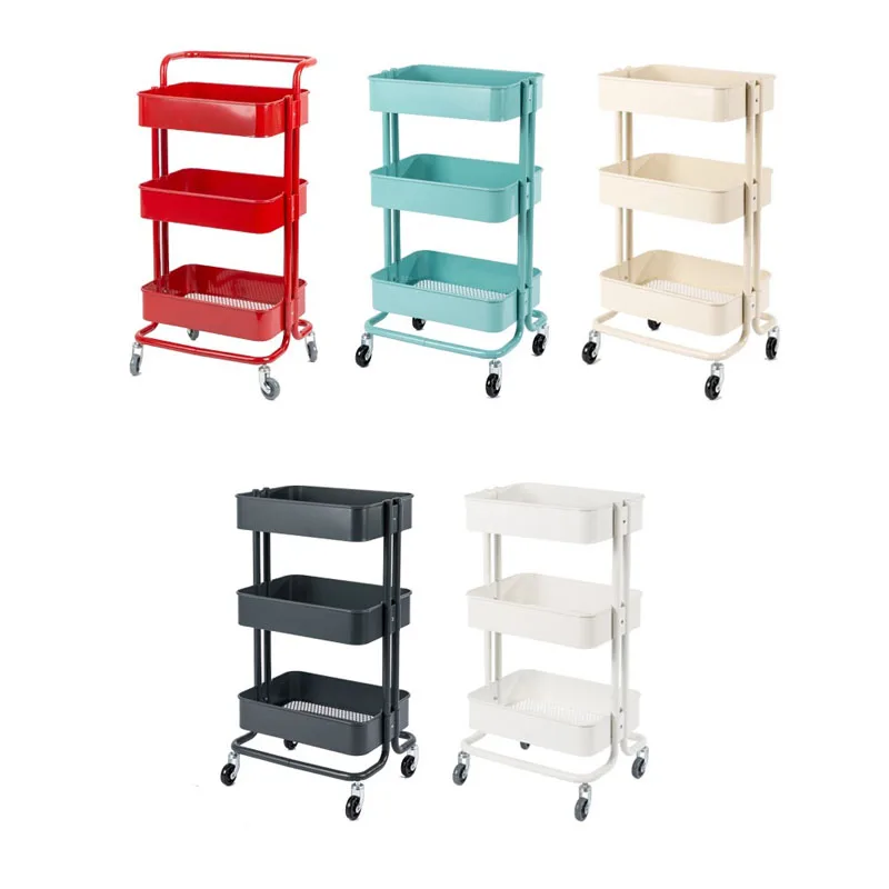 Модные креативные 3 яруса углеродистая сталь бытовой гостиная стеллаж для