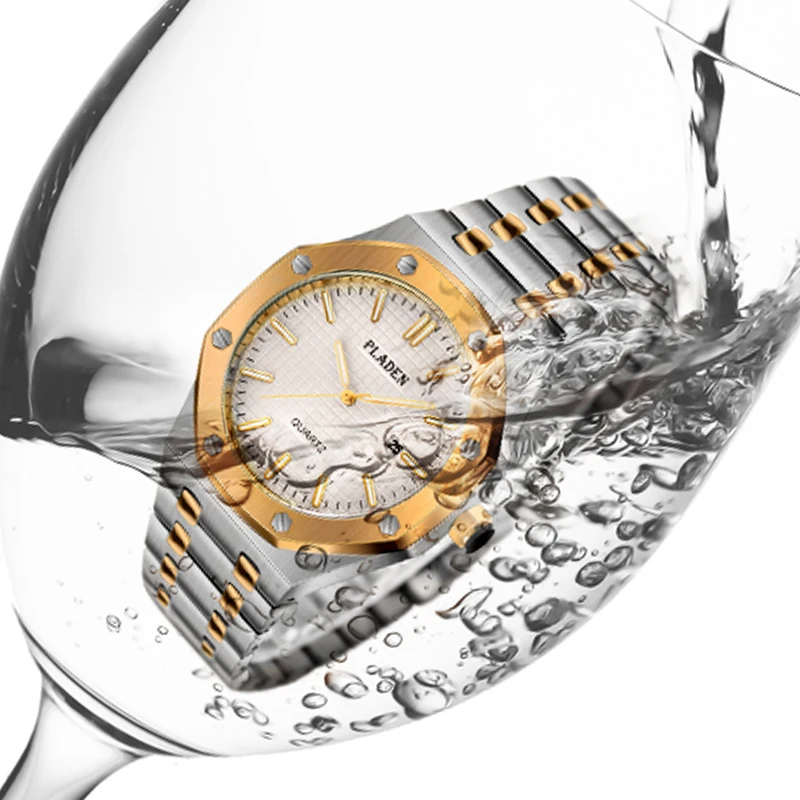 top brand men watch 2020 new pladen high quality waterproof sport watches for male fashion stainless steel strap clock hot gift free global shipping