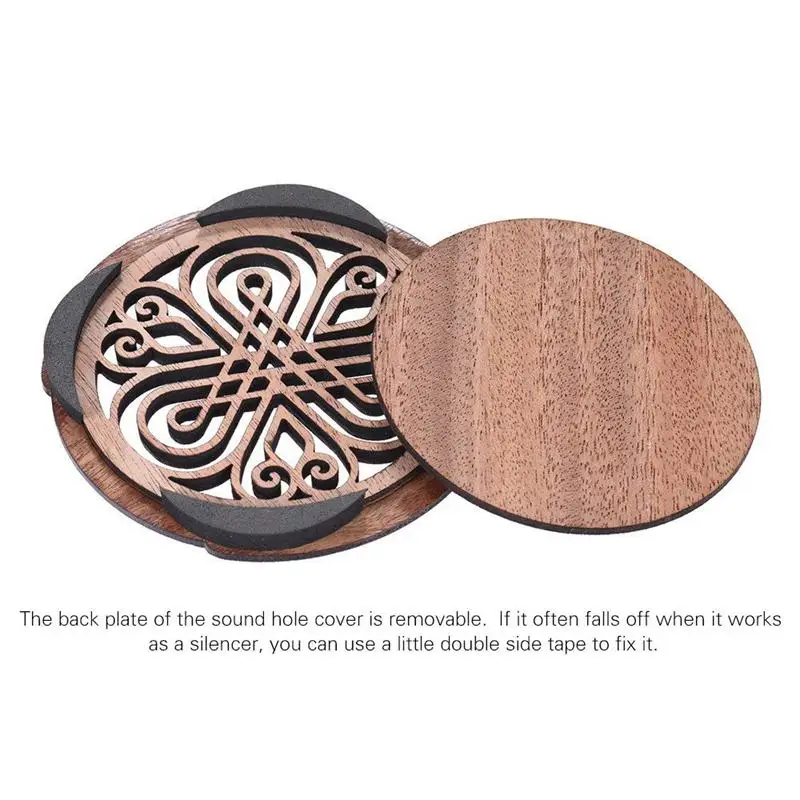 Деревянные звуковые отверстия для гитары крышка звукового отзывы буфер из