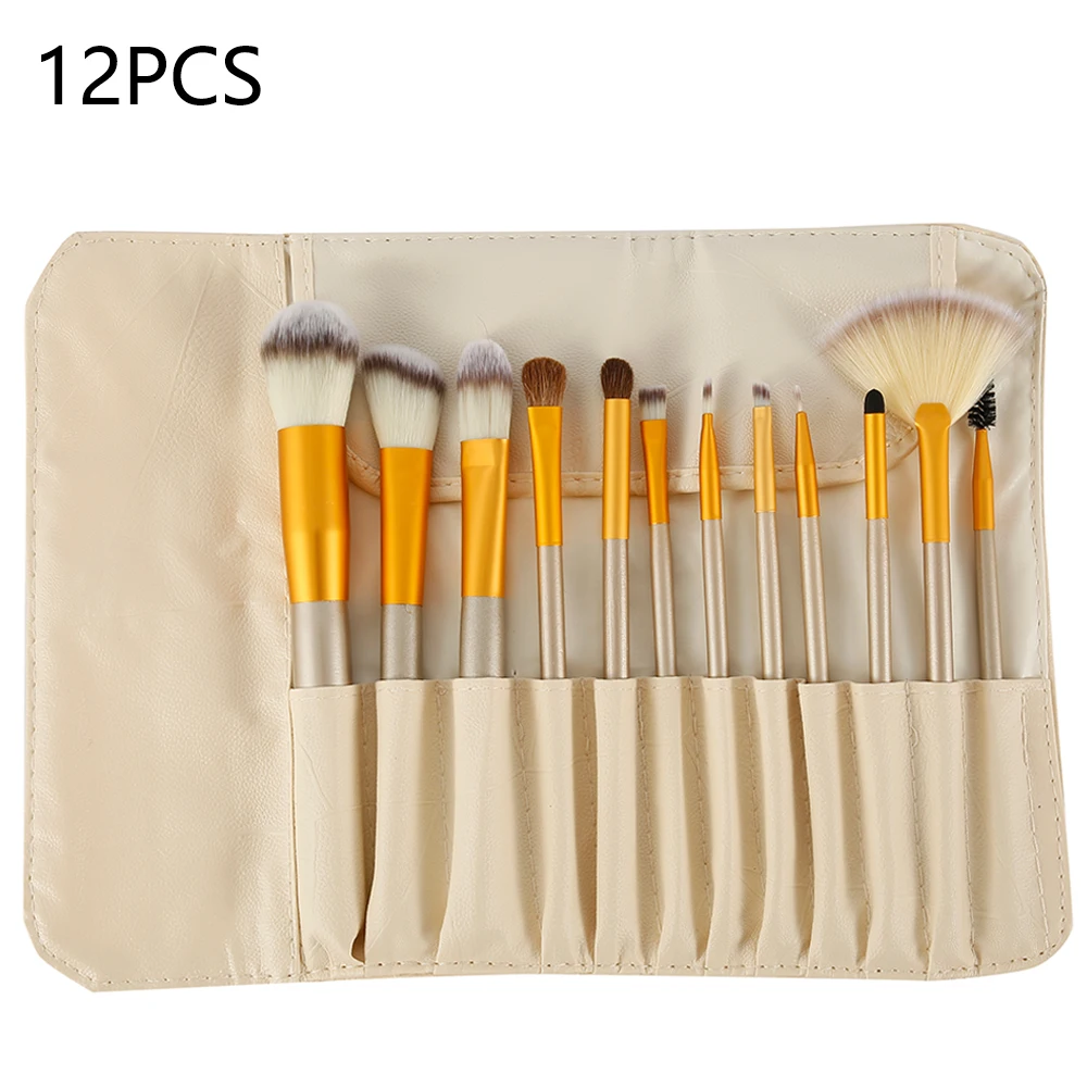 12/24 шт. Professionelle Kosmetik макияж Pinsel Werkzeuge макияж-Pinsel-набор mit рулон из искусственной PU