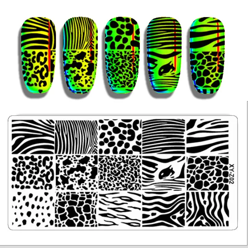 Штамповочные пластины для ногтей штампы Konad маникюрные стемпинга из нержавеющей