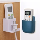 Настенный органайзер для хранения, чехол с пультом дистанционного управления, коробка для хранения для кондиционера, держатель для телефона, стойка, Настольная полка