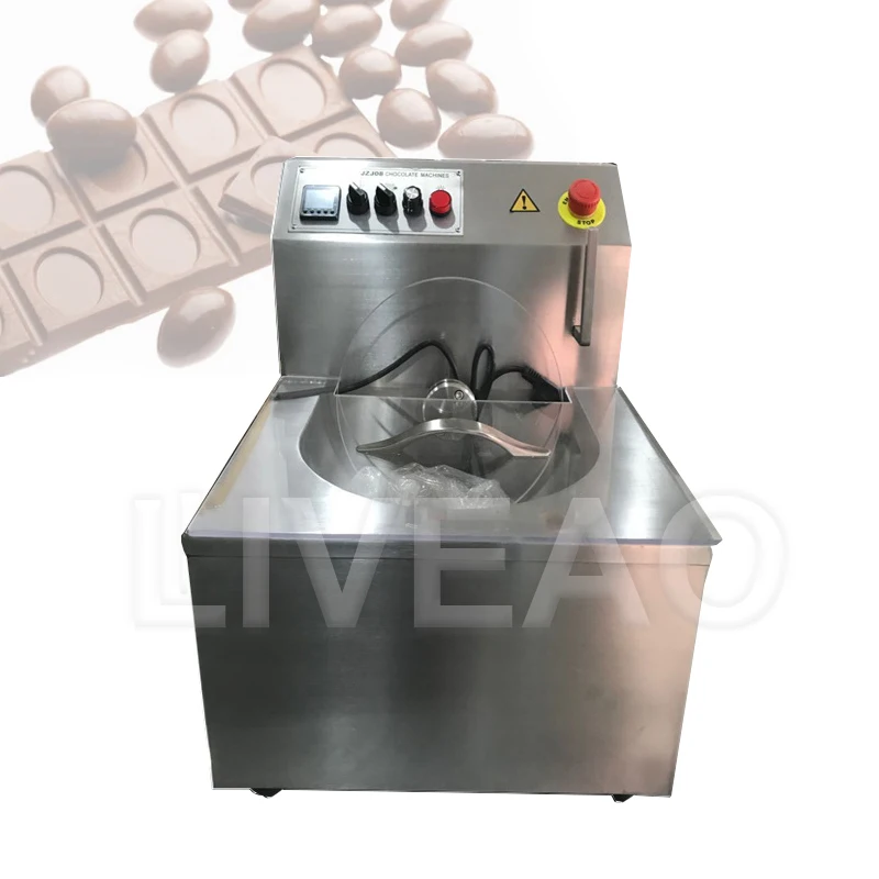 

8kg/Hour Small Chocolate Tempering Machine Cocoa Melting Equipment For Home Use