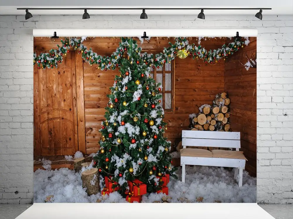 

Рождественский фон для фотосъемки VinylBDS 8x8 футов Рождественская вечеринка декорация фон для новорожденных студийный фон