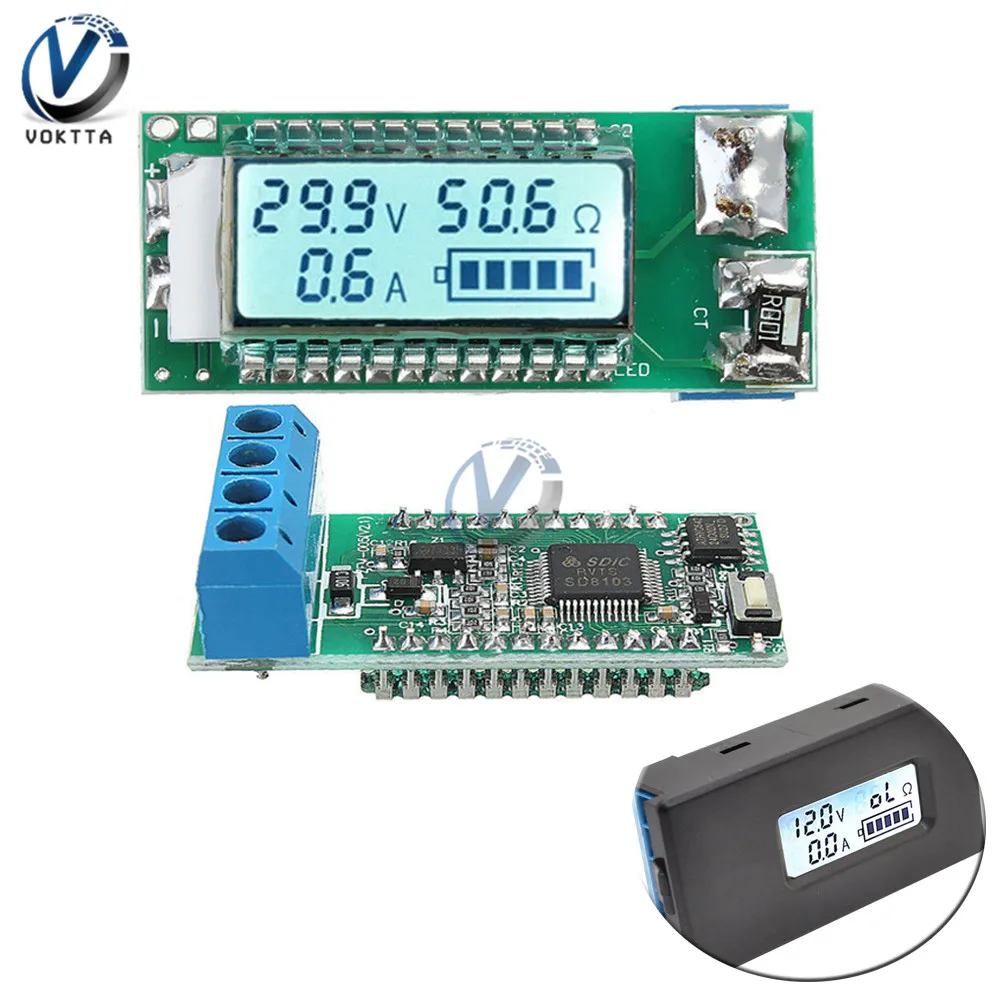 

18650 Lithium Battery Capacity Indicator Tester LCD Digital Display Backlight Power Supply Meter Monitor with Shell Case
