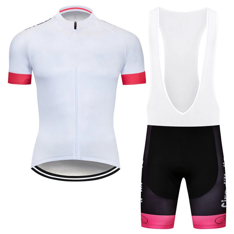 CyclingEasy 41334 Италия Белый Джерси Майо для велоспорта Ciclismo короткий рукав и Велоспорт нагрудник шорты велосипедные комплекты