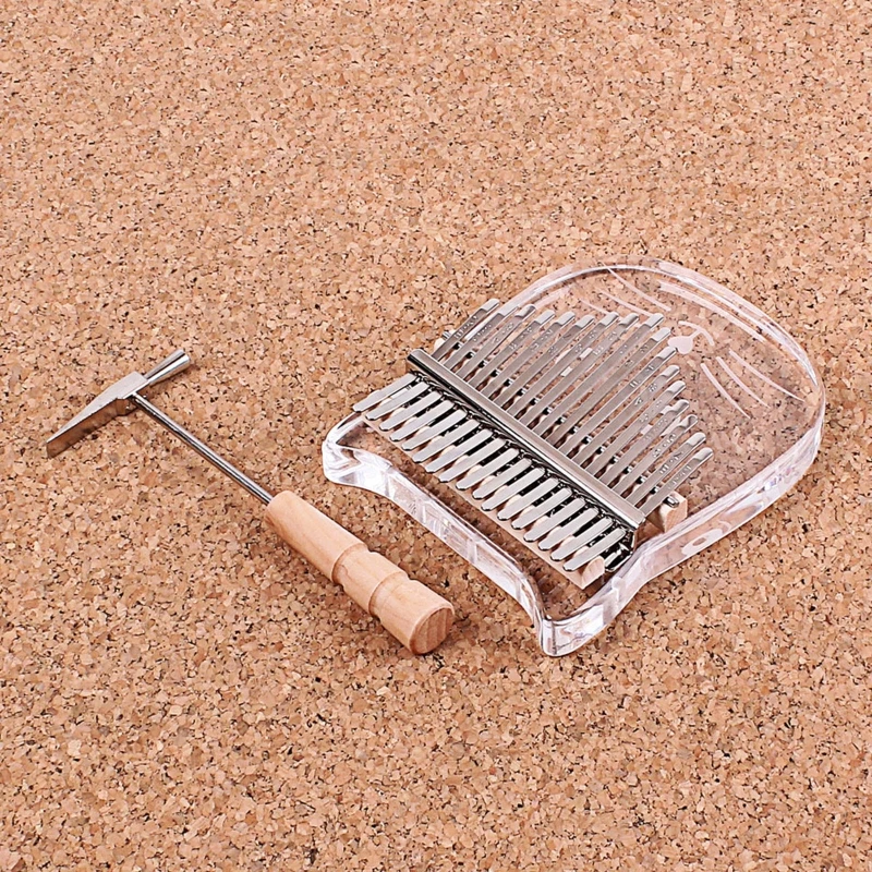 

17 Keys Transparent Kalimba African Thumb Piano Musical Instrument Finger Piano