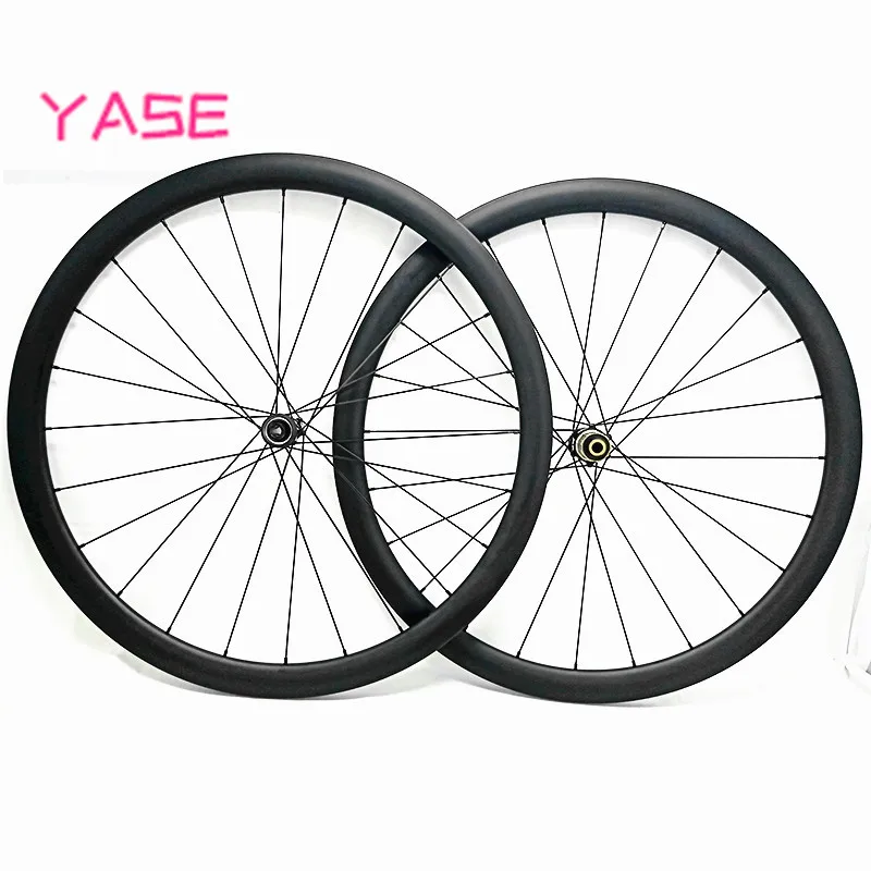 700c Углеродные дорожные колеса Трубчатые 38x26 мм 6 гвоздей novatec wheelset D411SB 412SB 100x12 142x12