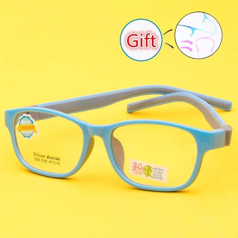 

Bendable glasses frame TR90 plastic titanium children's glasses unbreakable safety light girl boy sports optical glasses frame