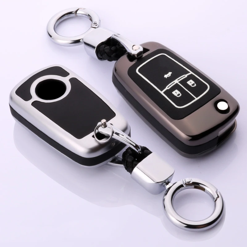 Сплав светящийся чехол для ключа автомобиля для Chevrolet Cruze Aveo Trax Opel Astra Corsa Meriva Zafira Antara J Mokka Insignia для Buick