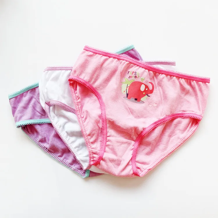 3 шт./партия Модное детское нижнее белье милое с треугольными чашечками для