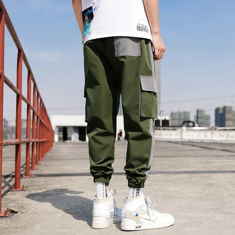 

Joggers Men's Cargo Pants Man Black Comfortable Pant Summer Casual Streetwear Loose Trouser Japanese Trendy Sweatpants