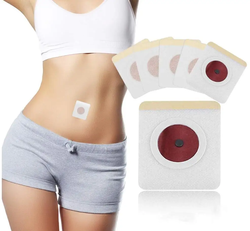 30 шт. магнитный пластырь потери Вес пупка Стикеры сжигание жира патчи для