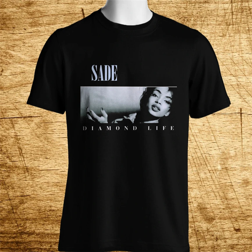 Новая поп группа Sade Diamond Life Soul Черная Мужская футболка размер Outdoor одежда для