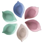 Блюдо для соуса из пшеничной соломы, погружные миски, мини-тарелка для закусок, соевый соус, соус барбекю, суши или приправа, томатный соус, уксус