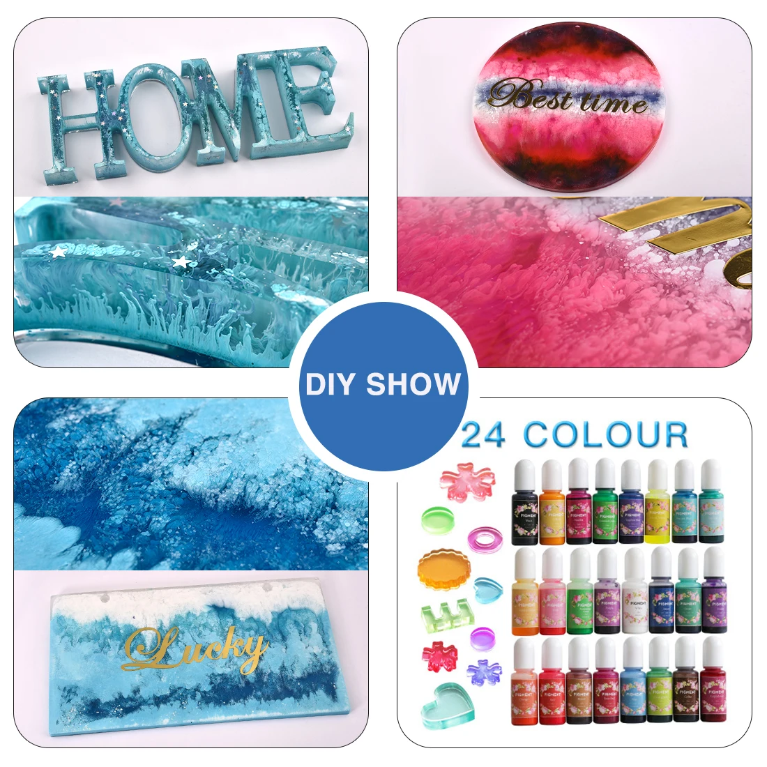 Tinta de arte con Alcohol, pigmento de resina l&iacute;quida, colorante, difusi&oacute;n de tinta para Resina epoxi UV, fabricaci&oacute;n de joyas DIY, 26 colores, 10ml/15ml-1