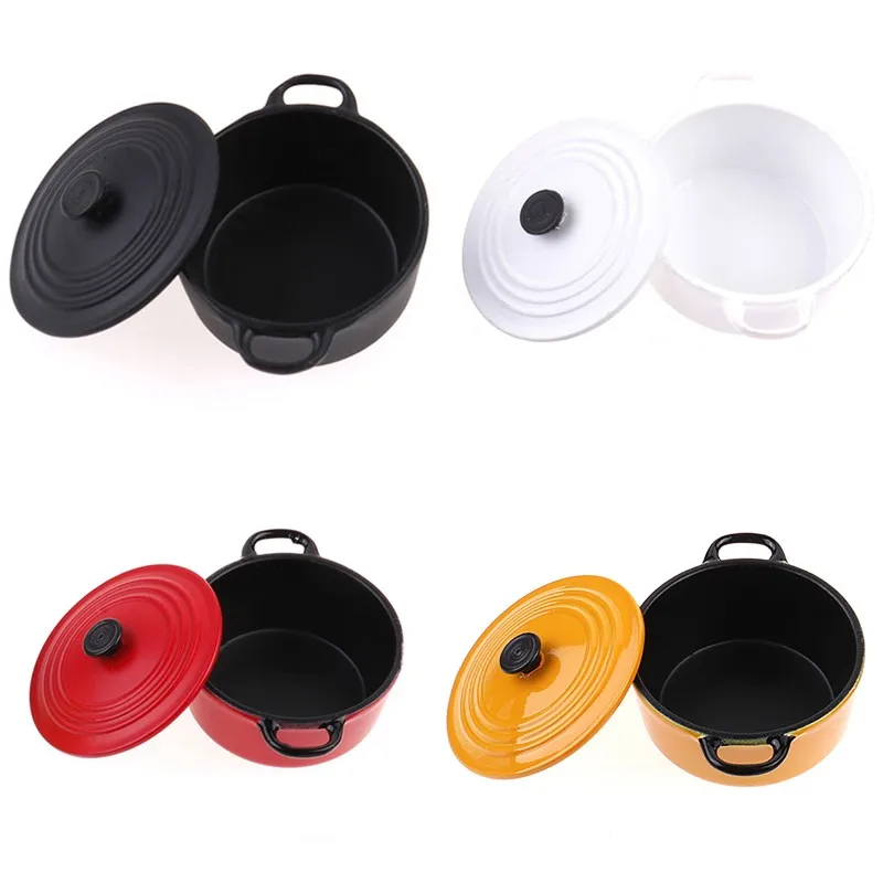 

1 шт. 1:12 Кукольный дом кухонная утварь миниатюрный мини горшок котел кастрюля ролевые игры дом игрушки для детей