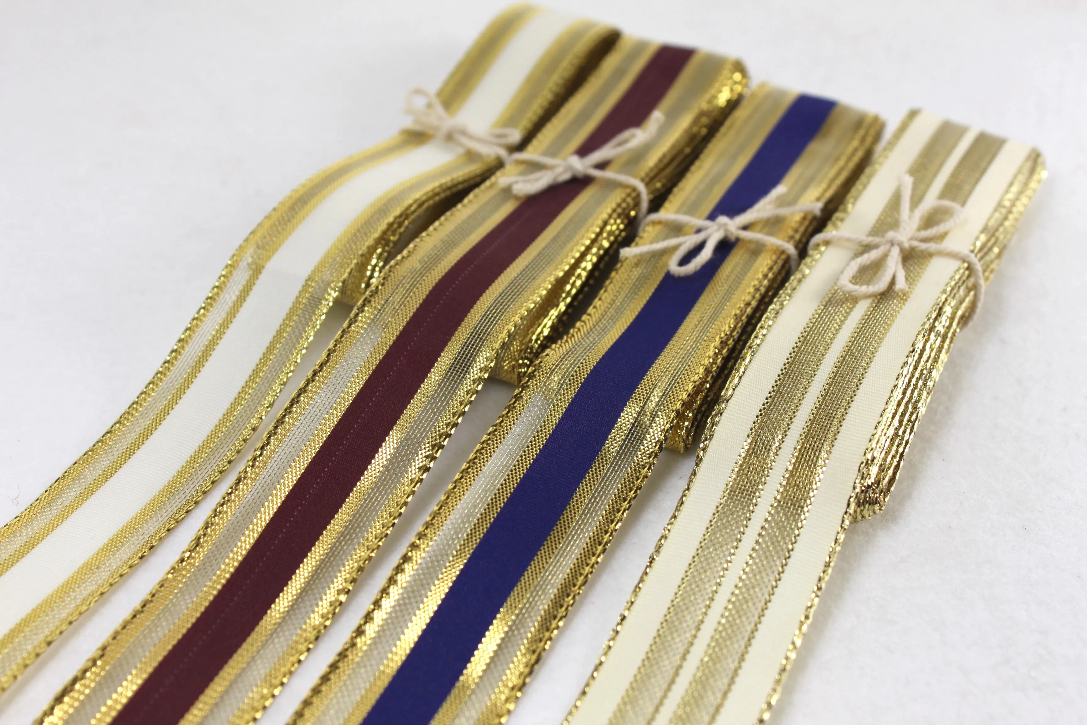 2 ярда 26 мм Рождественская Золотая Проводная лента блестящая | Украшение для