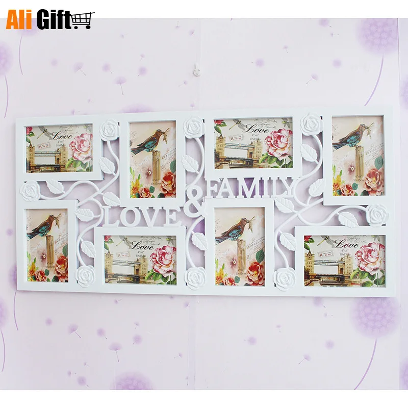 

Hot Selling Newest A Replacement Framed Explosive Supply Wholesale Combined Garden Photo Frame European Family Wedding Dress