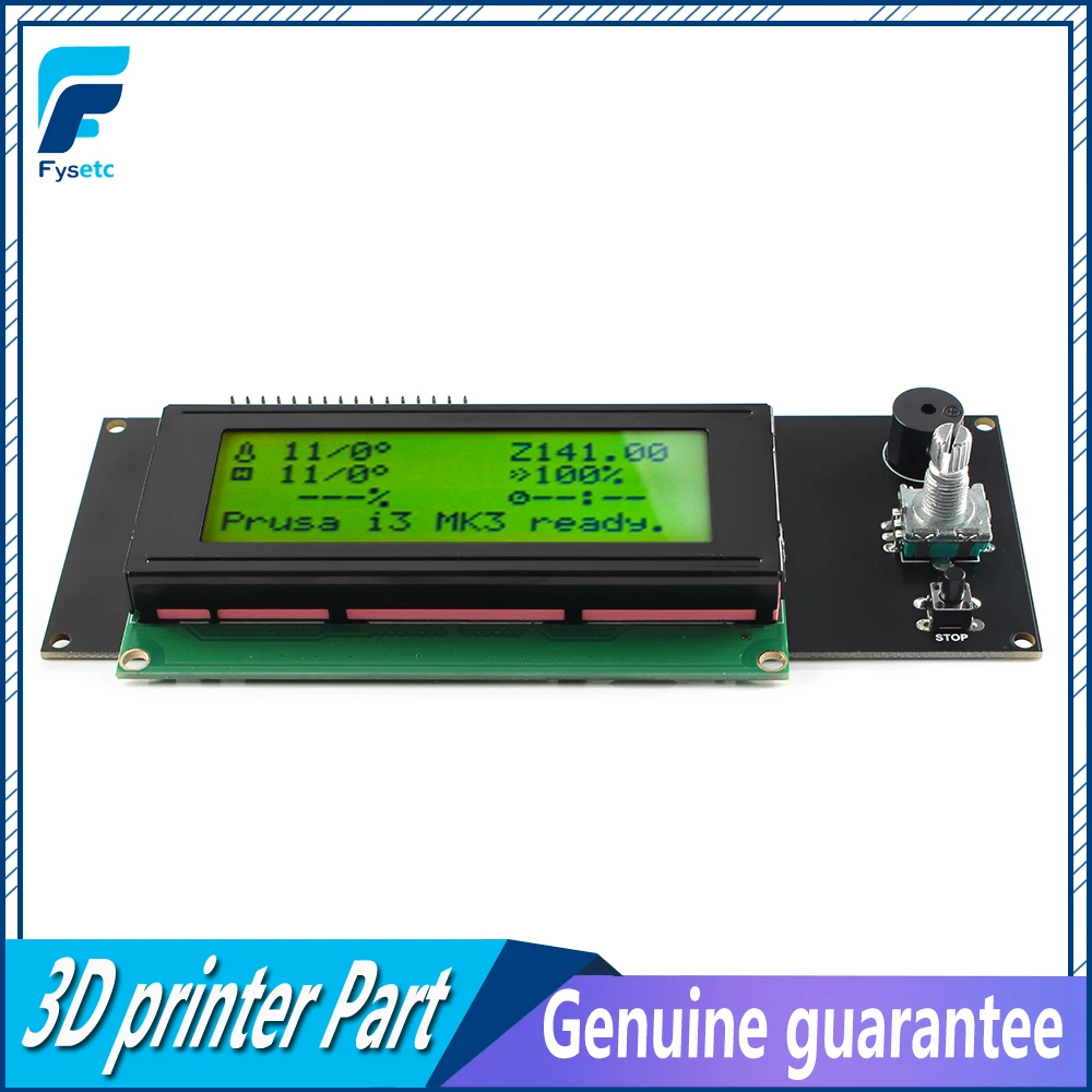 2004 контроллер 3D принтера с ЖК дисплеем и адаптером RAMPS 1 4 Mendel (20 символов x линии)