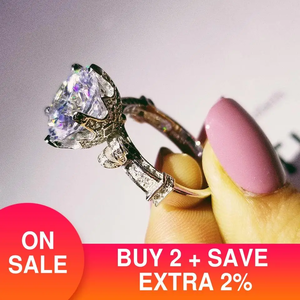 2021 новый дизайн винтажные роскошные кольца из стерлингового серебра 925 пробы