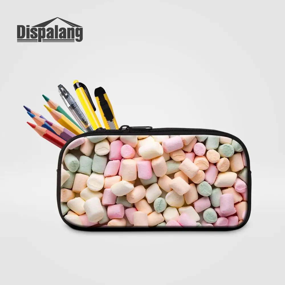 3D фрукты ананас печати практичный карандаш Чехлы для студентов женщин малогабаритные сумочки-косметички коробка для ручек и карандашей сумка, школьные принадлежности - Цвет: Pencil Case23