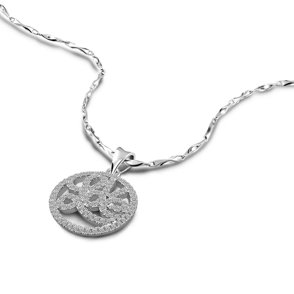 Очаровательные винтажные женские белые хрустальные круговые ожерелья и