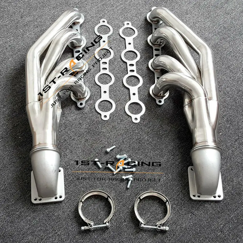 Турбо Exhuast коллектор+ угловой переходник для Chevrolet Up LS1 LS6 LSX GM V8