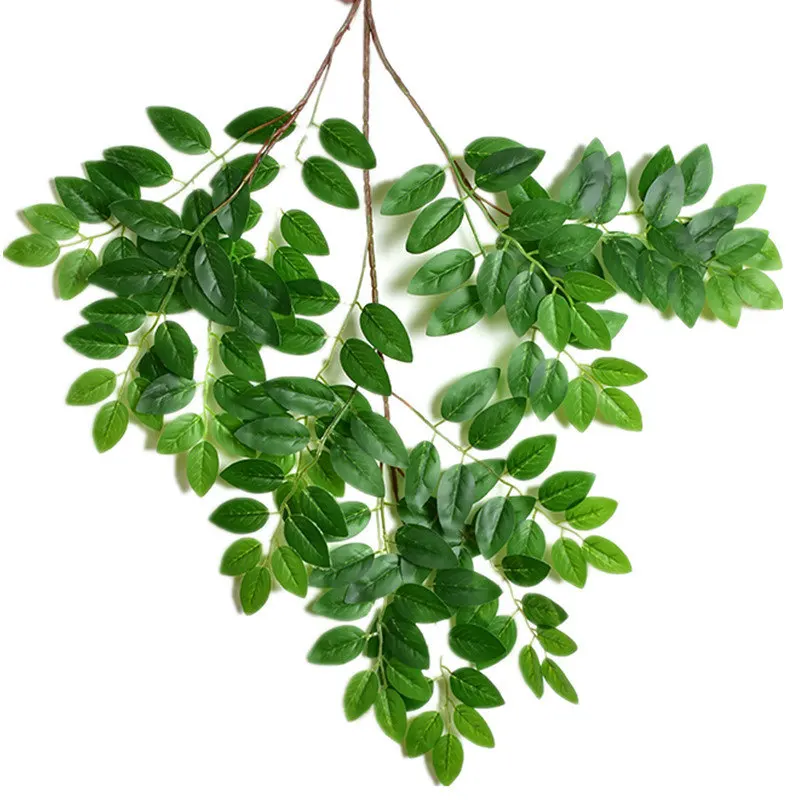 Искусственные ветки Jujube из растений 12 шт./лот зеленые листья украшение для