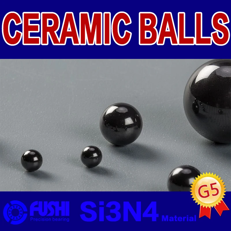 

Si3N4 керамические шарики 2,778 3 3,175 3,5 3,969 4 4,5 4,763 5 5,556 5,953 мм (10 шт.) нитрид кремния G5 прецизионный мяч