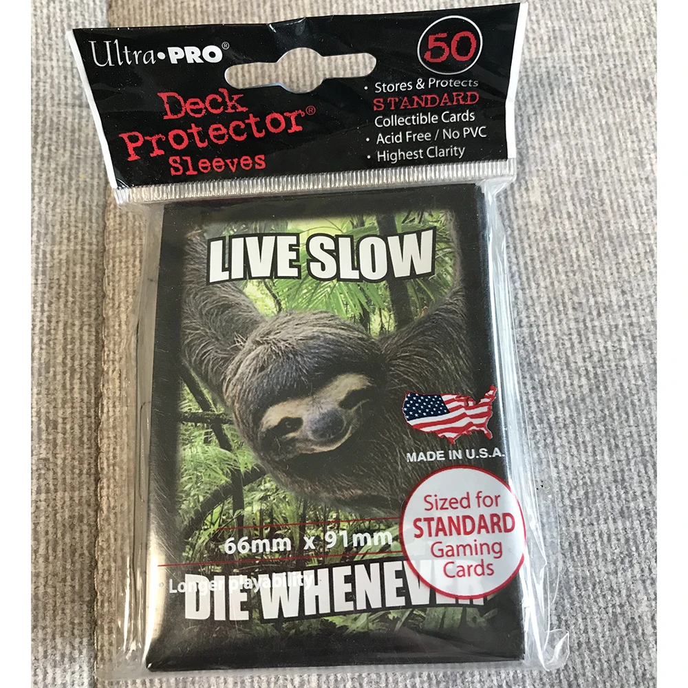 50pcs slow 60 шт./лот Черный лотос аниме с двойным рукавом карты рукава карты для торговых карт карты TCG щит Magic MGT/YGO/CFV - Цвет: 50pcs slow