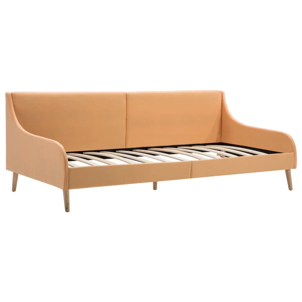 VidaXL Estructura de Sova cama tela naranja| |